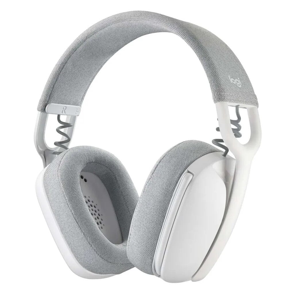 Headset Logitech Zone Vibe 100 สีขาวOff-white