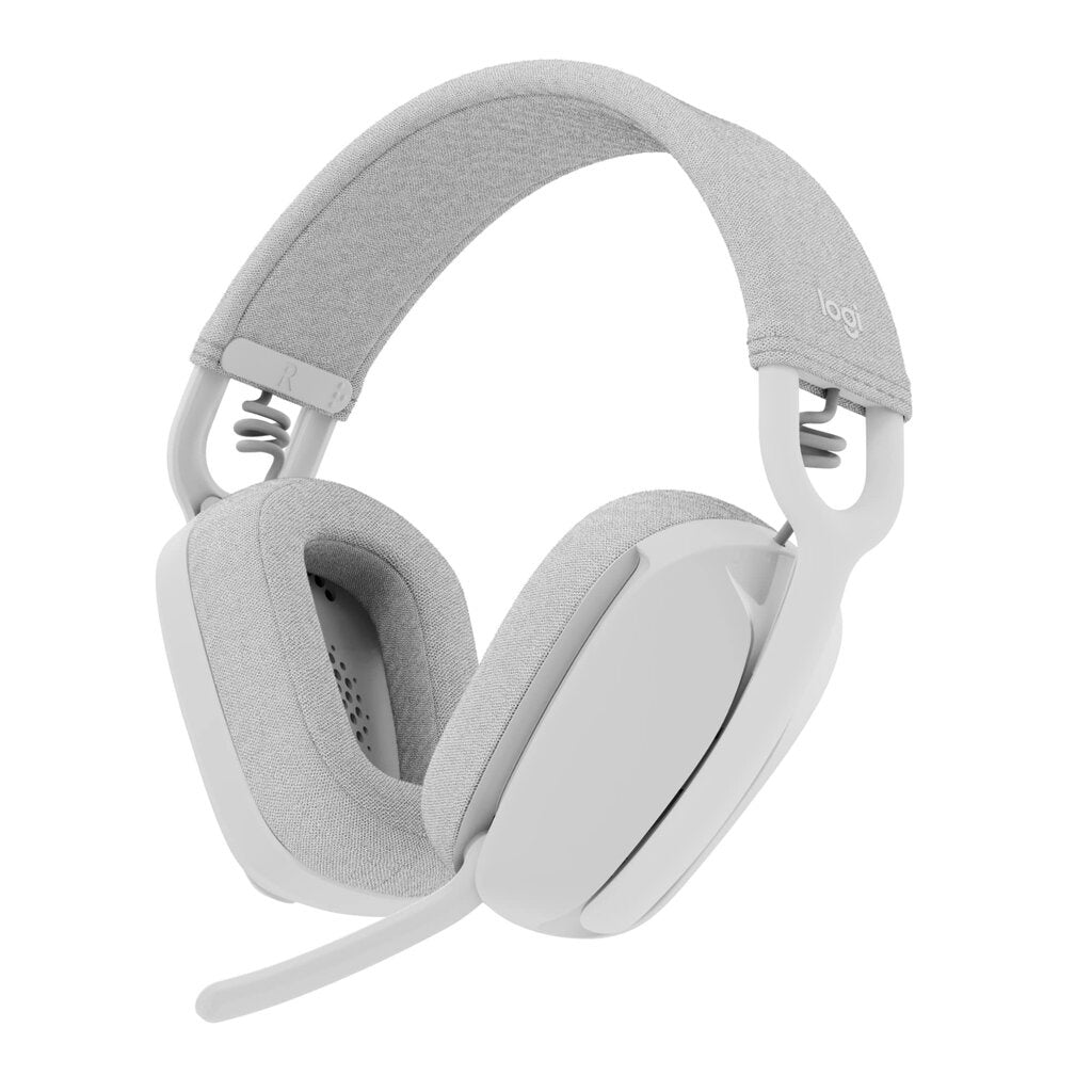 Headset Logitech Zone Vibe 100 สีขาวOff-white