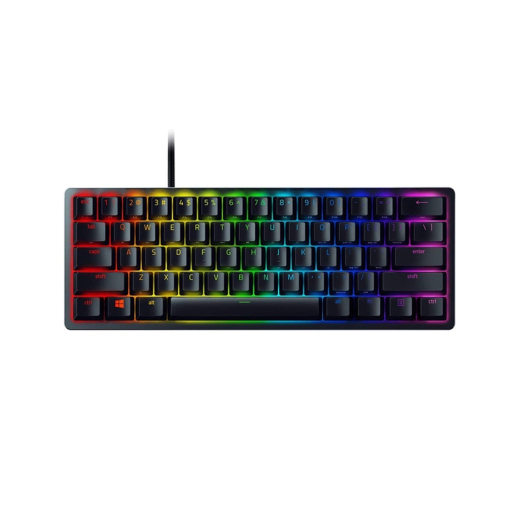 Razer Huntsman Mini Optical Clicky Purple Switch PBT Keycaps USB-C Black