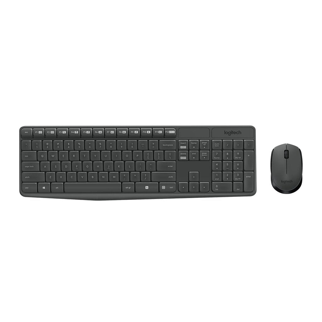 Logitech MK235 คีย์บอร์ดและเมาส์ไร้สาย Wireless Keyboard&Mouse TH/EN