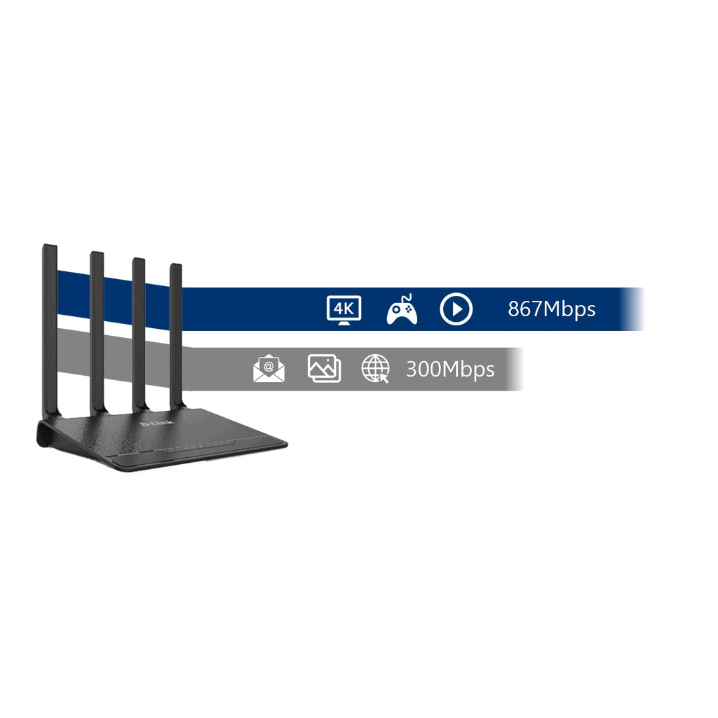 D-LINK DIR-1253 DUAL BAND AC1200 GIGABIT MULTI-MODE ROUTER ROUTER ACCESSPOINT REPEATER