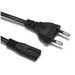 (390)  สายเครื่องปริ้นท์ สายไฟ AC แบบ2 รู ยาว1.5M กำลังไฟ 6A /250V