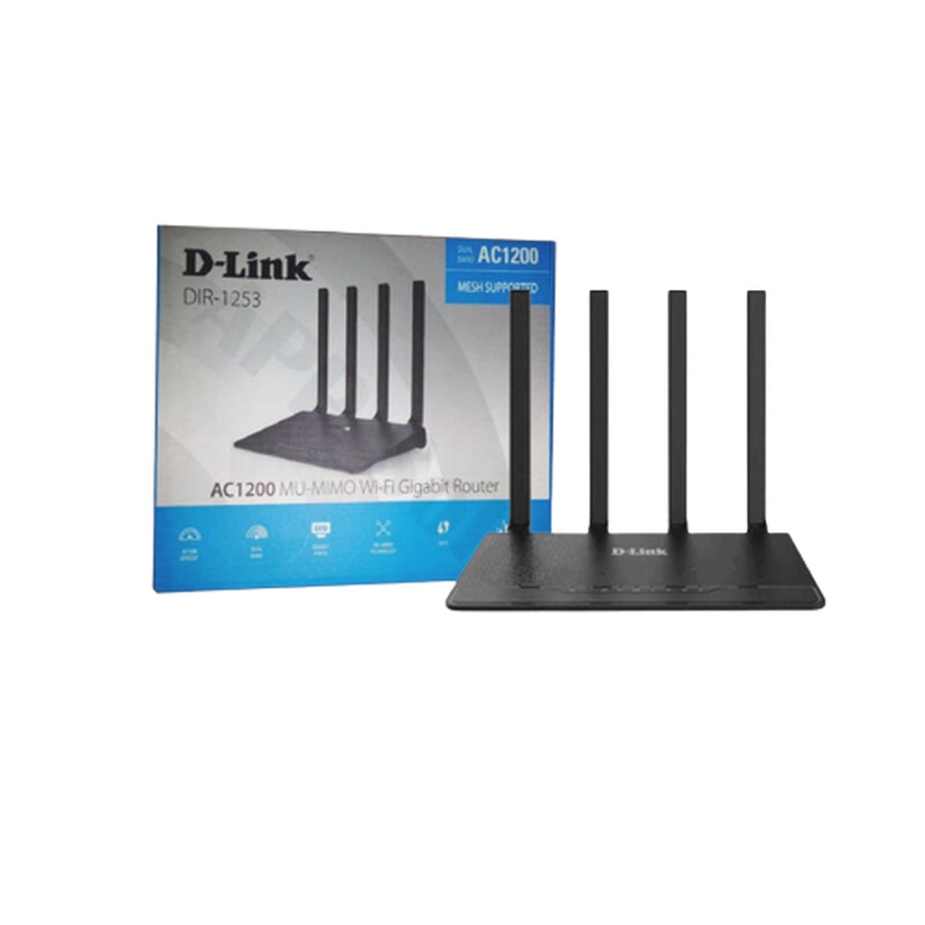 D-LINK DIR-1253 DUAL BAND AC1200 GIGABIT MULTI-MODE ROUTER ROUTER ACCESSPOINT REPEATER