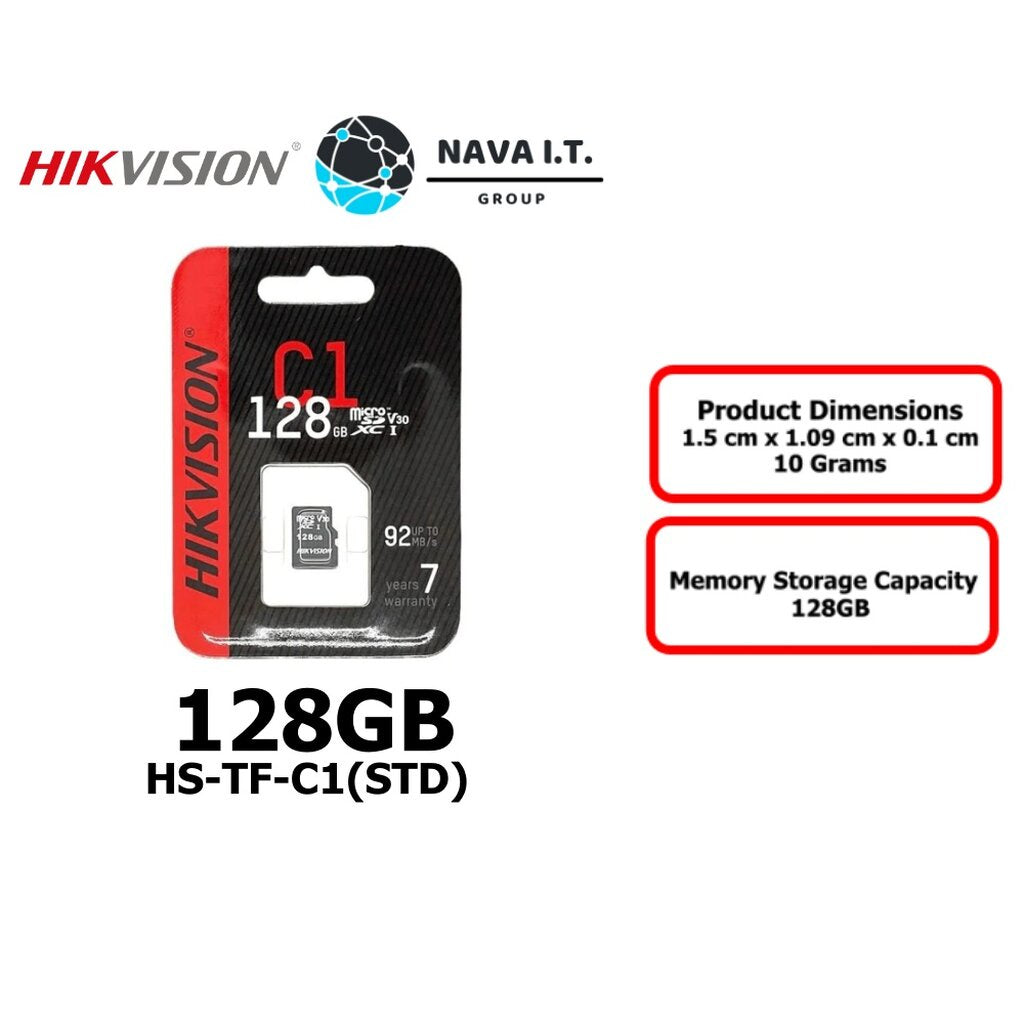 HIKVISION HS-TF-C1(STD)/128GB/ C1 รับประกัน 7ปี