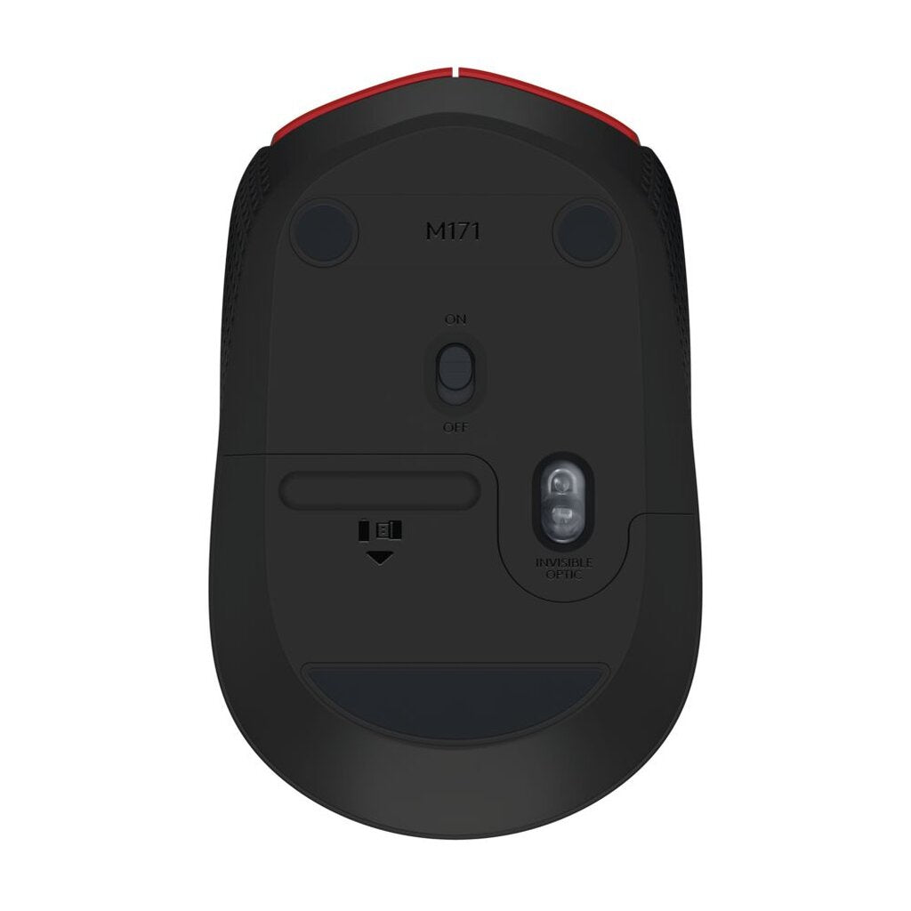 LOGITECH เมาส์ไร้สาย WIRELESS MOUSE รุ่น M171 RED (แดง)