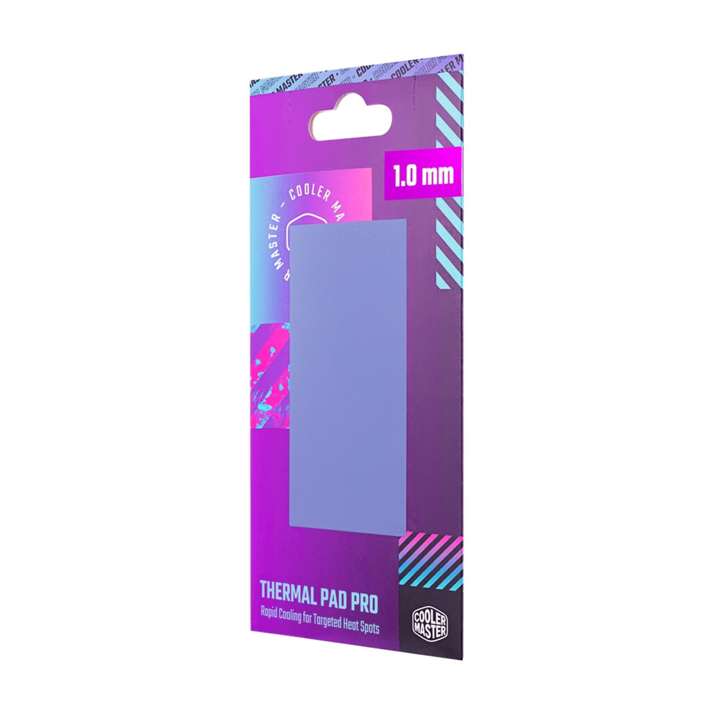 COOLER MASTER ACCESSORIES SILICONE THERMAL PAD PRO (1.0 MM)สีฟ้า ซิลิโคนนำความร้อนซีพียู