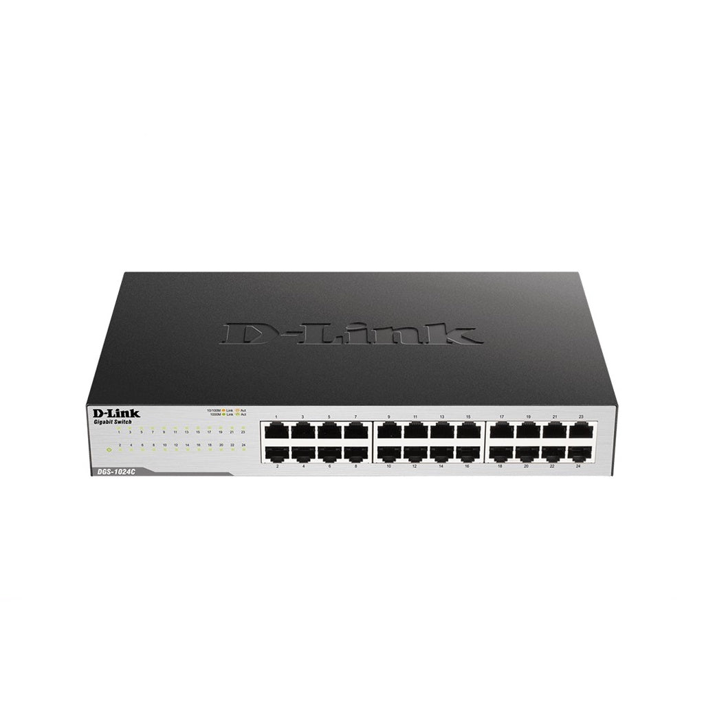 D-LINK DGS-1024C 24-PORT GIGABIT UNMANAGED SWITCH