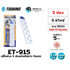 🛵มีส่งด่วน💨 TOSHINO ET-915 5M ปลั๊กไฟ ปลั๊กพ่วง 5 ช่องสายไฟยาว 5 เมตร WARRANTY 3 YEAR