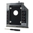 ถาดแปลง Second HDD Caddy 12.7mm Bracket DVD-ROM CD Optical Bay Tray