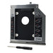 ถาดแปลง Second HDD Caddy 12.7mm Bracket DVD-ROM CD Optical Bay Tray