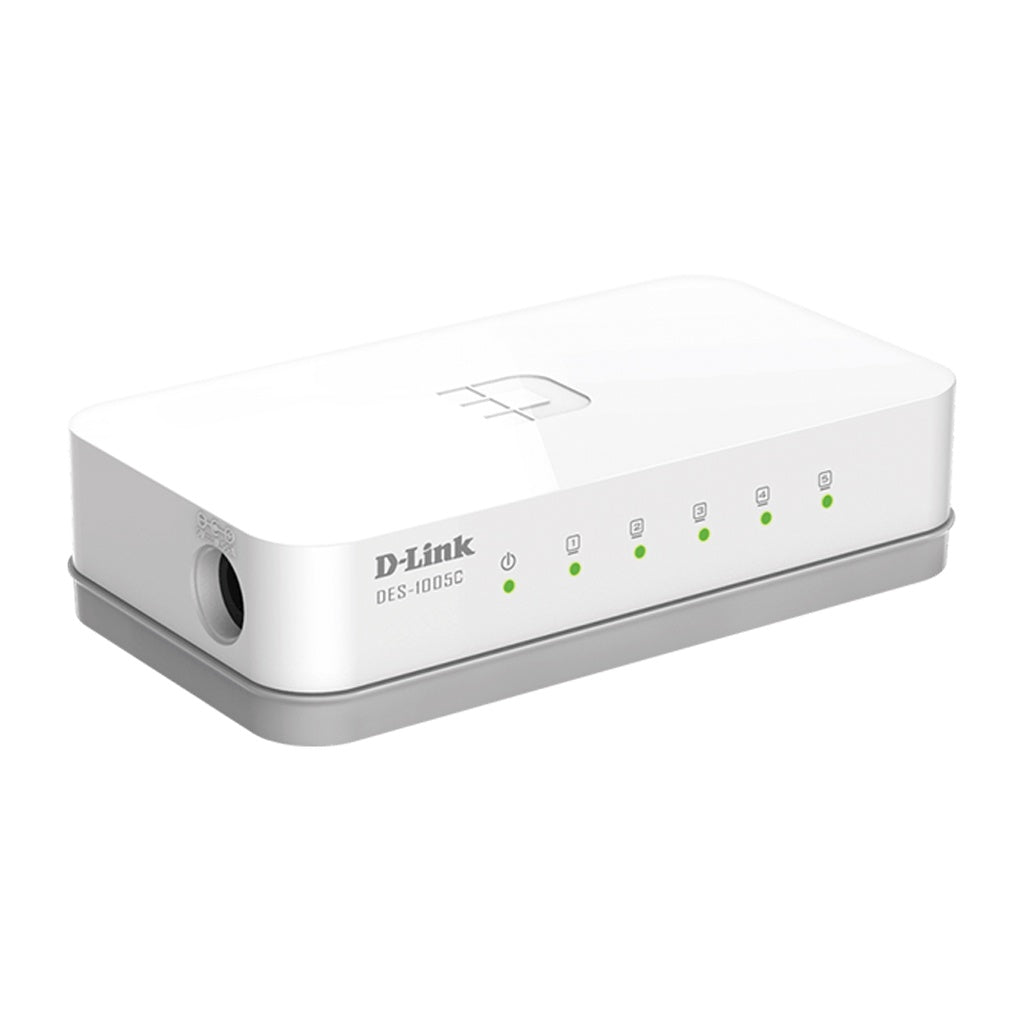 D-LINK DES-1005C 5 SWITCHING HUBPORT รับประกันตลอดอายุการใช้งาน