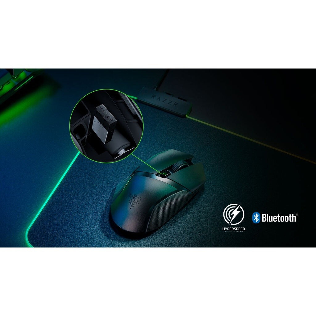 มาส์เกมมิ่ง Razer Gaming Mouse Basilisk X Hyperspeed Black
