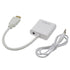 หัวแปลงพอร์ต HDMI TO VGA+AUX(สีขาว) แถมสายAUX Converter Adapter
