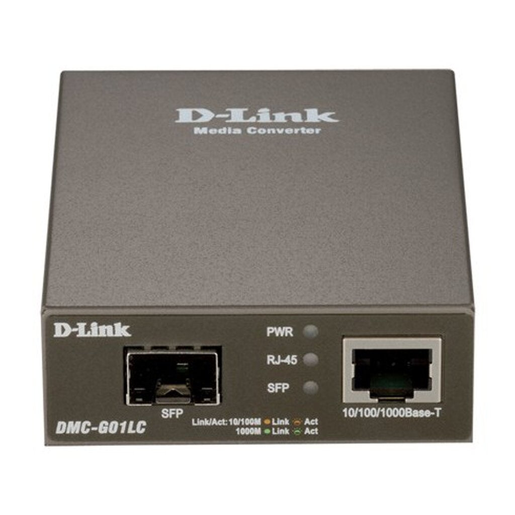 D-LINK DMC-G01LC 10 100 1000 MBPS TO SFP MEDIA CONVERTER