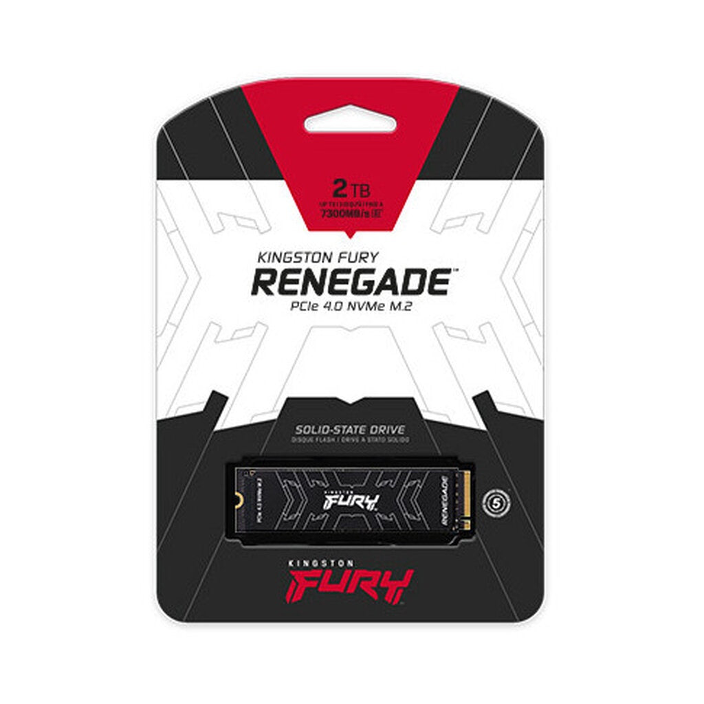 Kingston Fury Renegade 2TB PCIe Gen 4.0 NVMe M.2 Internal Gaming SSD