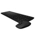 Rapoo 8050T Multi-mode Wireless Keyboard & Mouse - Black (คีย์บอร์ด & เม้าส์) (KB-8050T-BK)