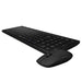 Rapoo 8050T Multi-mode Wireless Keyboard & Mouse - Black (คีย์บอร์ด & เม้าส์) (KB-8050T-BK)