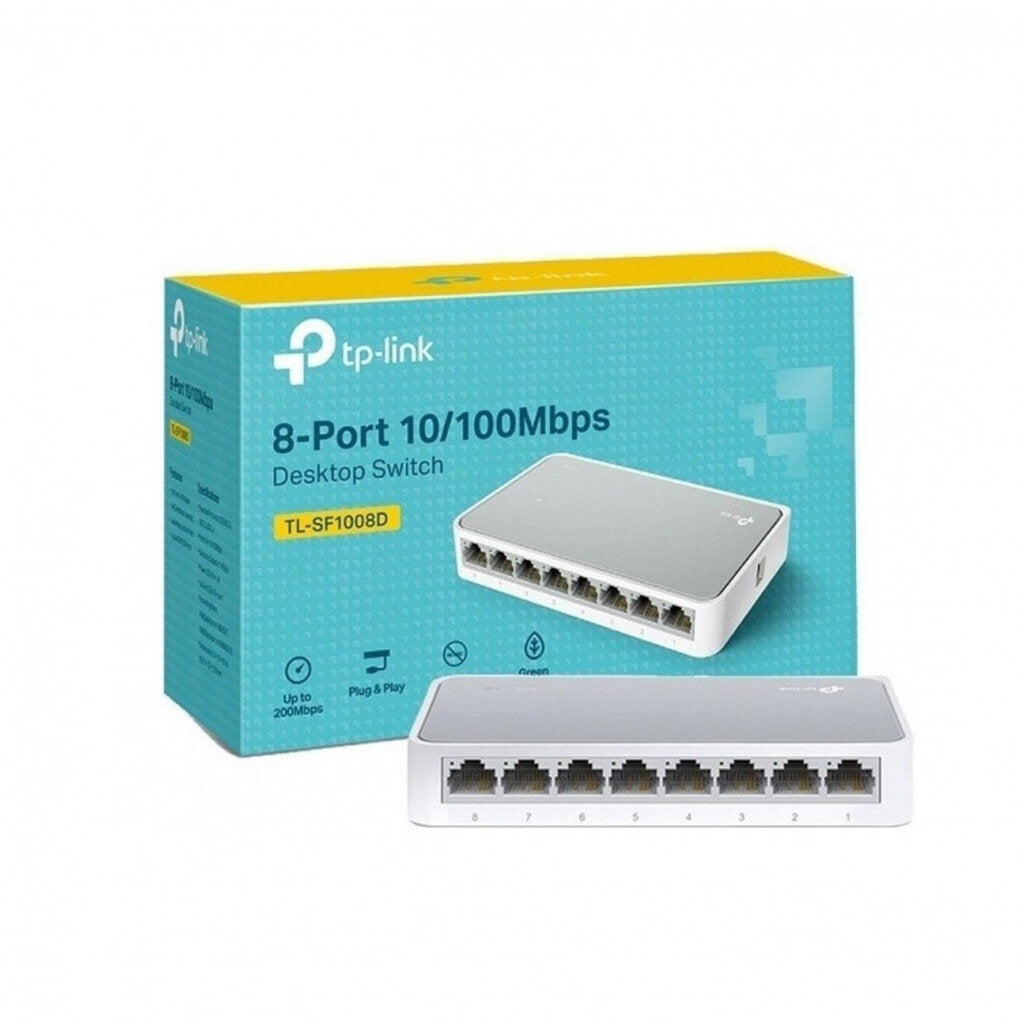 SWITCH HUB (สวิตซ์ฮับ) TP-LINK TL-SF1008D 8 PORTS FAST PORT