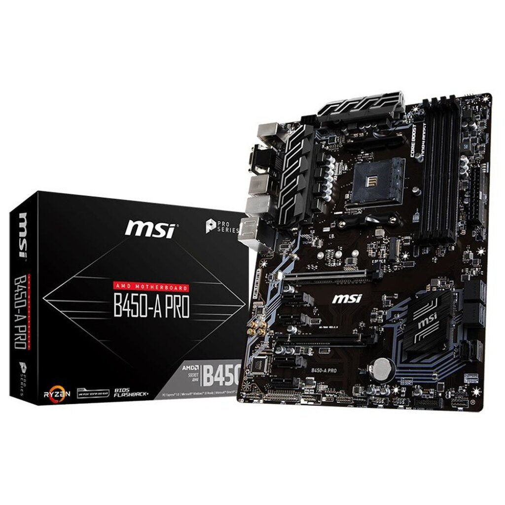 MSI MAINBOARD (เมนบอร์ด) AM4 B450-A PRO