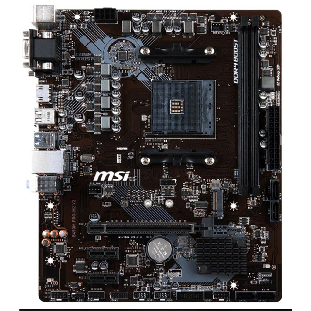 MSI B450M PRO-M2 V2 MAINBOARD (เมนบอร์ด) AM4