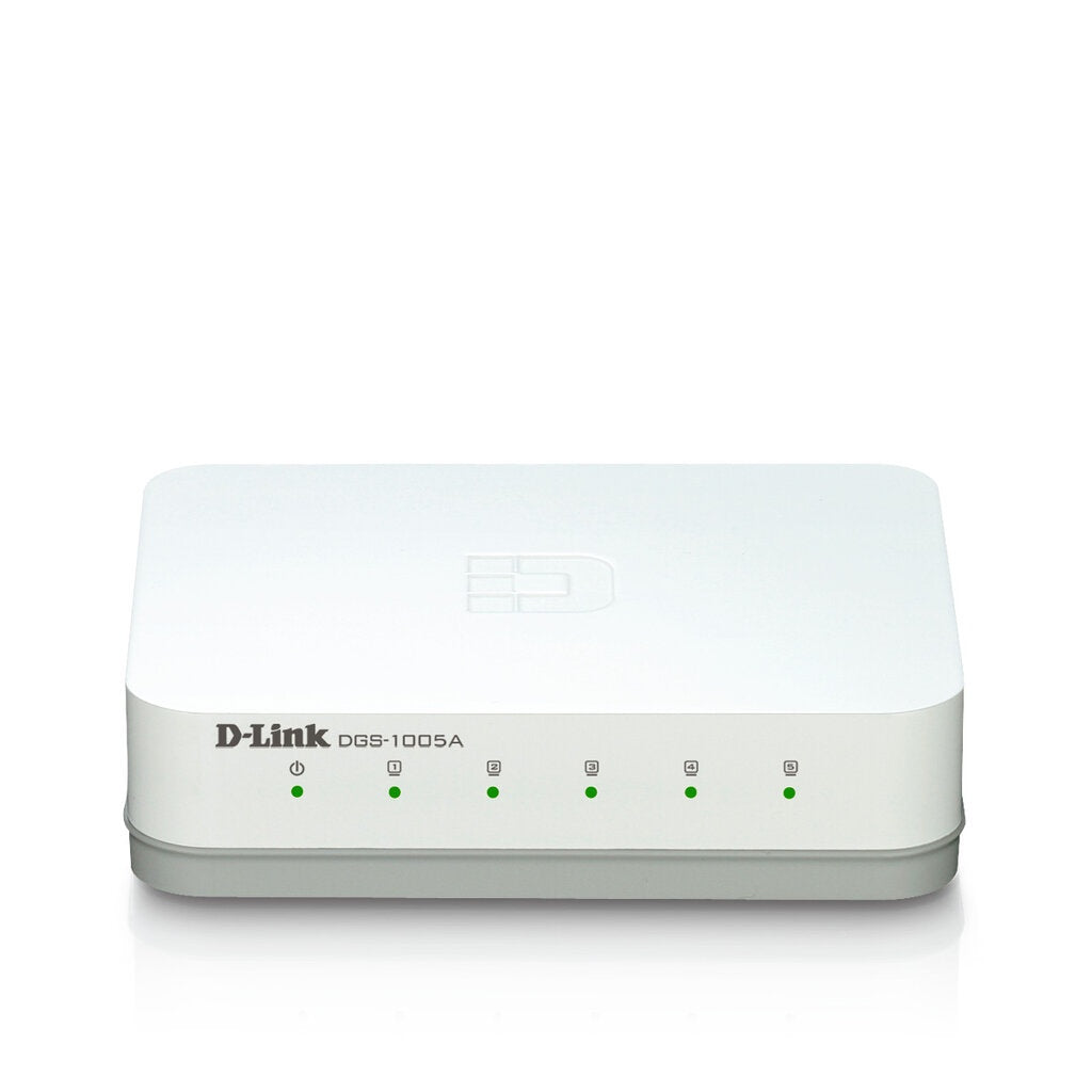 D-LINK DGS-1005A 5-PORT 10/100/1000MBPS UNMANAGED GIGABIT SWITCH