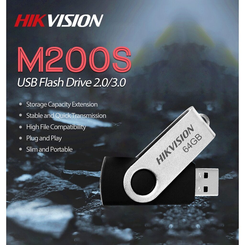 HIKVISION FLASH DRIVE M200S 16GB USB 2.0 แฟลชไดร์ฟ รับประกัน 5 ปี