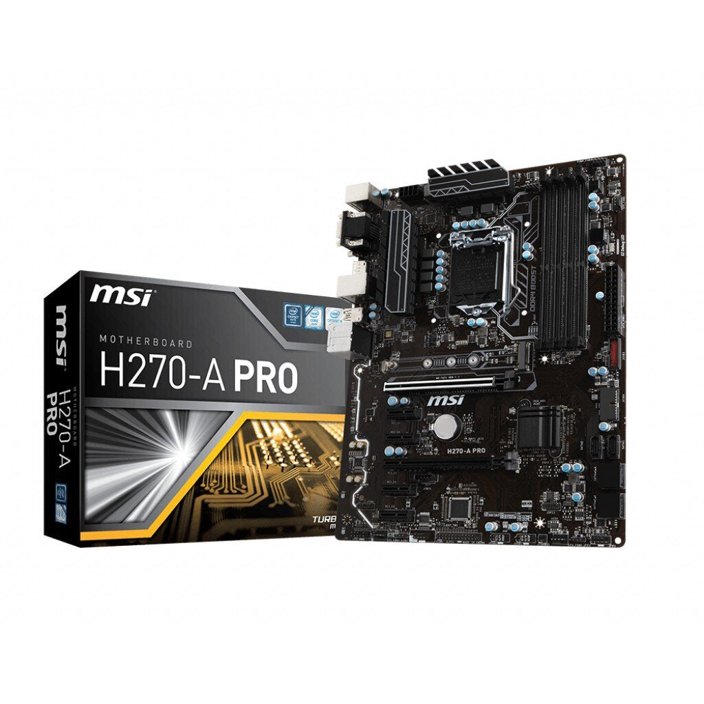 MSI MAINBOARD (เมนบอร์ด) 1151 H270-A PRO