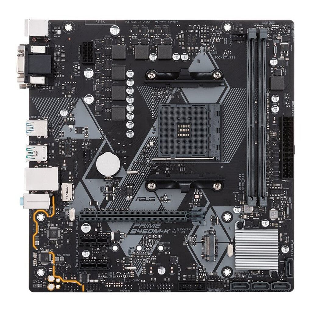 ASUS MAINBOARD (เมนบอร์ด) AM4 PRIME B450M-K