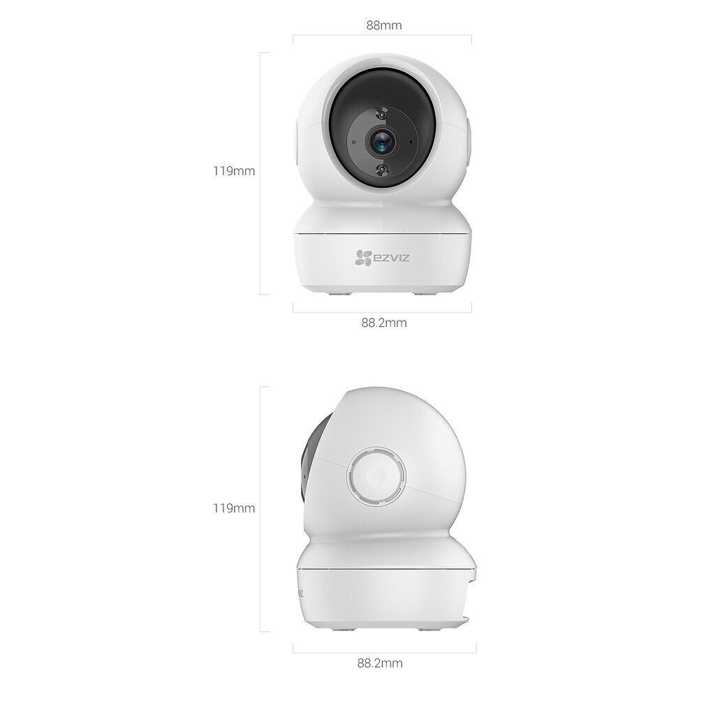 EZVIZ C6N 2MP + เมมโมรี่ 32GB  กล้องวงจรปิดไร้สายรองรับ WIFI สามารถหมุนได้