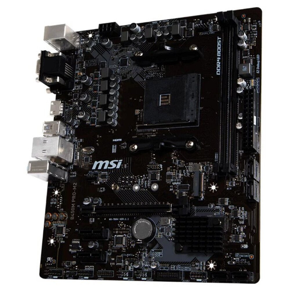 MSI MAINBOARD (เมนบอร์ด) AM4 B450M PRO-M2