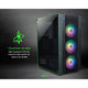 EGA TYPE C3 เคส GAMING PC CASE BLACK/WHITE แถมพัดลม ARGB 3 ตัว สามารถปรับไฟได้ ประกัน2 ปี