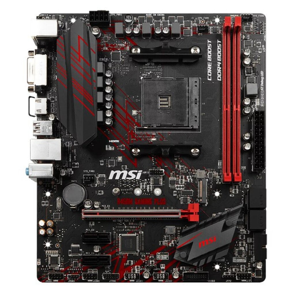 MSI MAINBOARD (เมนบอร์ด) AM4 B450M GAMING PLUS