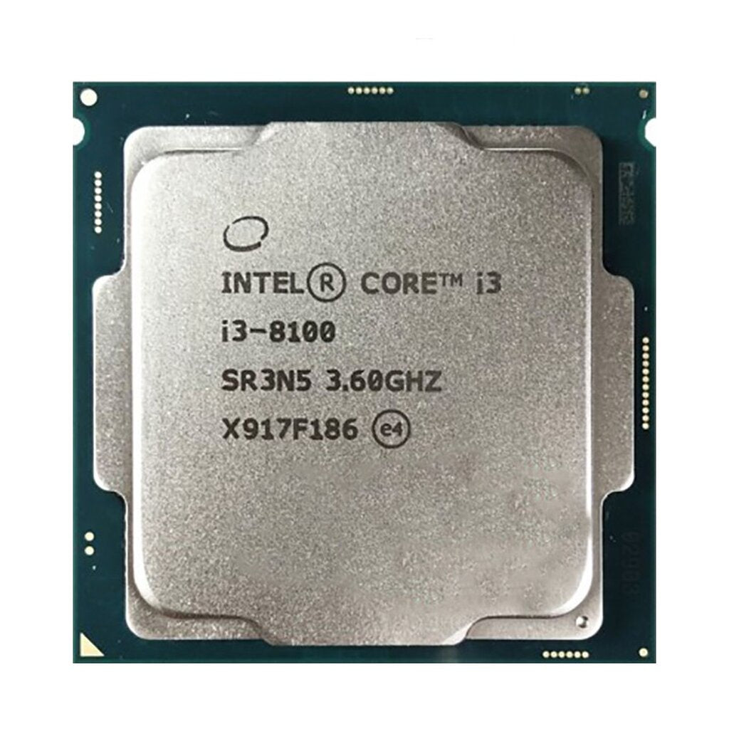 INTEL CPU CORE I3 - 8100 LGA 1151V2 (ORIGINAL) รับประกันสินค้า 3 ปี