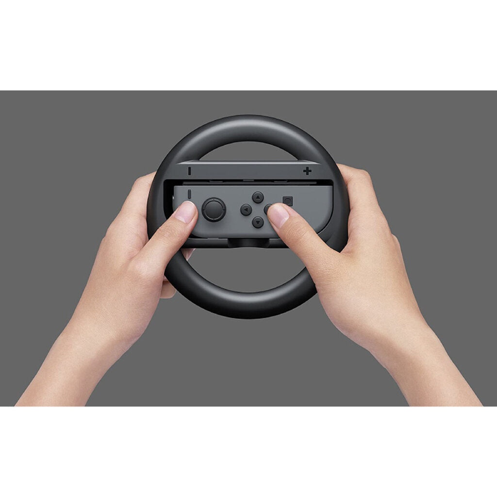 Nintendo Switch: Joy‑Con Wheel Set of 2 นินเทนโด้ สวิตช์ จอยคอน อุปกรณ์เสริมพวงมาลัย