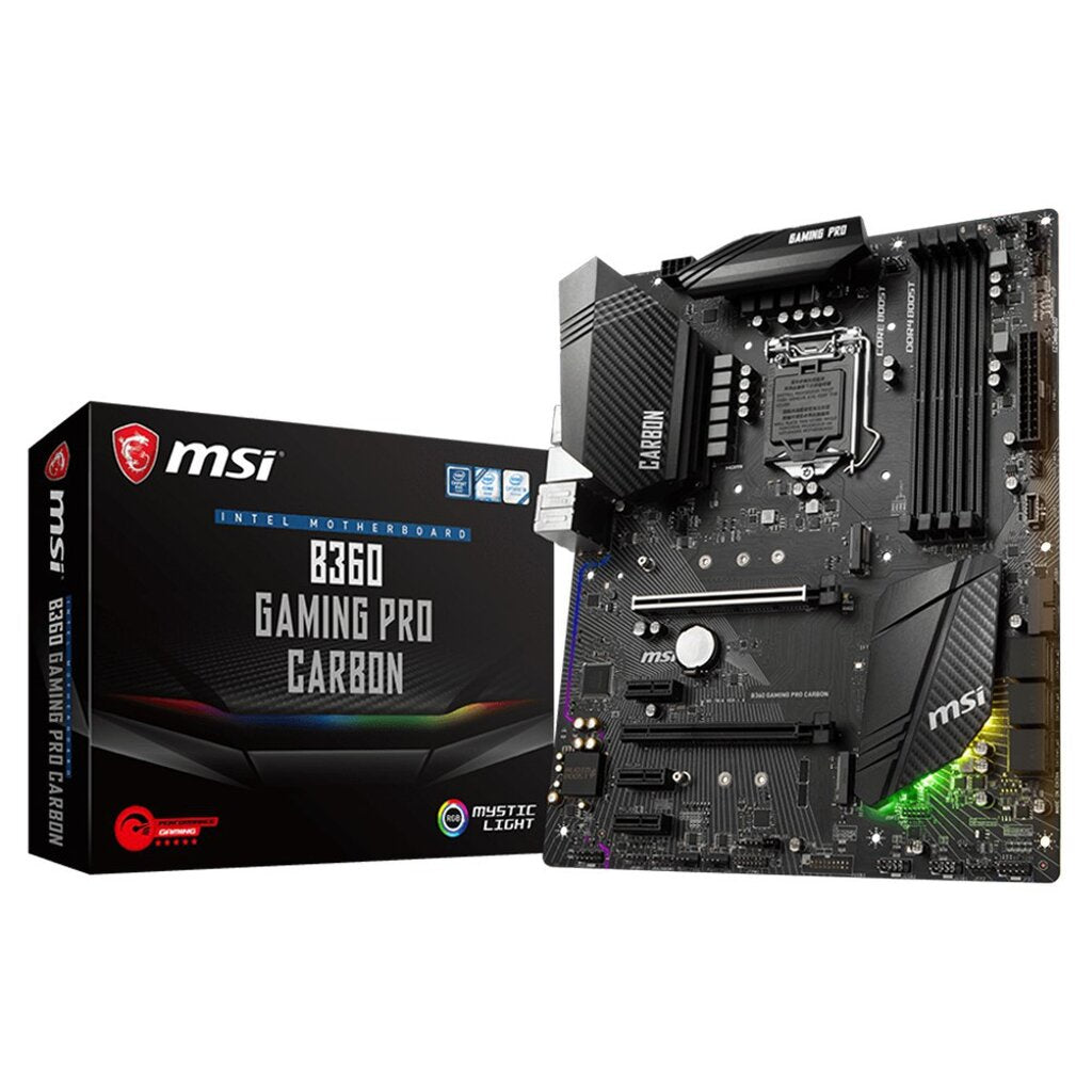 MSI MAINBOARD (เมนบอร์ด) 1151 B360 GAMING PRO CARBON