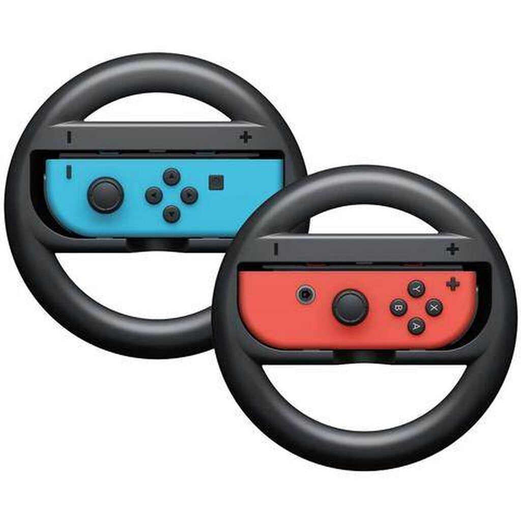 Nintendo Switch: Joy‑Con Wheel Set of 2 นินเทนโด้ สวิตช์ จอยคอน อุปกรณ์เสริมพวงมาลัย