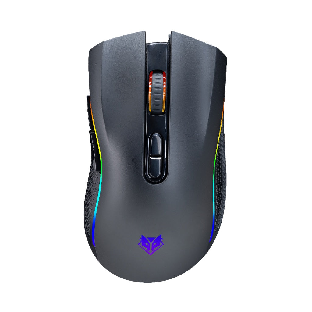 เม้าส์ NUBWO NM89W Wireless Gaming mouse (สีดำ)