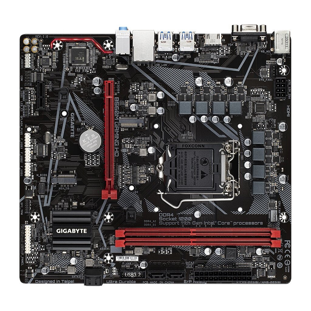 GIGABYTE B560M GAMING HD MAINBOARD เมนบอร์ด LGA 1200