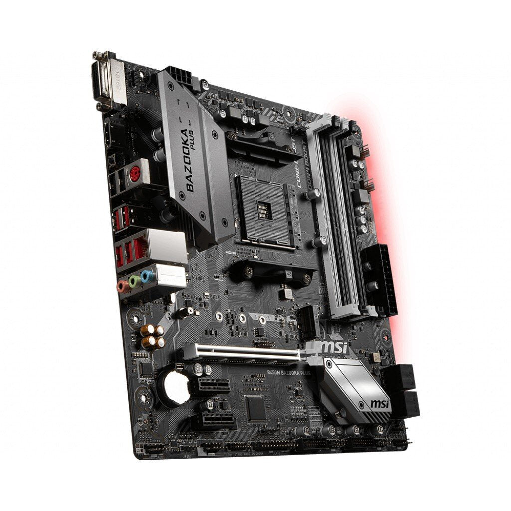 MSI MAINBOARD (เมนบอร์ด) AM4 B450M BAZOOKA PLUS