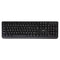 OKER KB-318 BLACK SLIM+DESKTOP KEYBOARD USB WATERPOOF KEYBOARD รับประกัน1ปี
