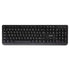 OKER KB-318 BLACK SLIM+DESKTOP KEYBOARD USB WATERPOOF KEYBOARD รับประกัน1ปี