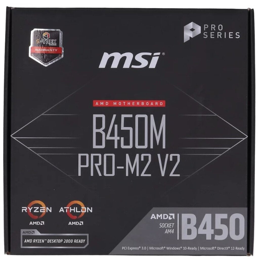 MSI B450M PRO-M2 V2 MAINBOARD (เมนบอร์ด) AM4