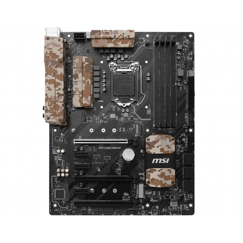 MSI MAINBOARD (เมนบอร์ด) 1151 Z270 CAMO SQUAD