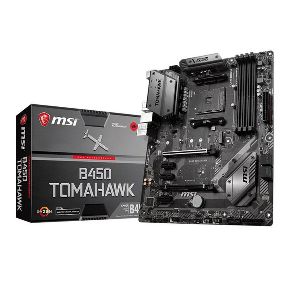 MSI MAINBOARD (เมนบอร์ด) AM4 B450 TOMAHAWK