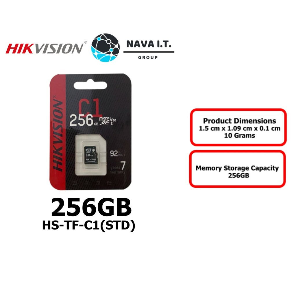 HIKVISION HS-TF-C1(STD)/256GB/ C1 รับประกัน 7ปี