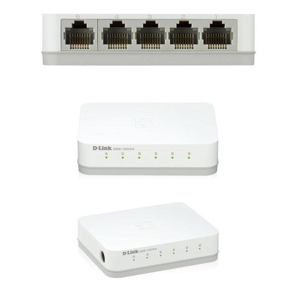 D-LINK DGS-1005A 5-PORT 10/100/1000MBPS UNMANAGED GIGABIT SWITCH