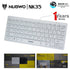 NUBWO NK-35 WHITE MERCURY PORTABLE BUSINESS KEYBOARD คีย์บอร์ดUSB ประกันศูนย์ 1 ปี