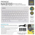 Nubwo คีย์บอร์ดบลูทูธรุ่น NKB100 คีย์บอร์ดไร้สายบลูทูธเชื่อมง่าย