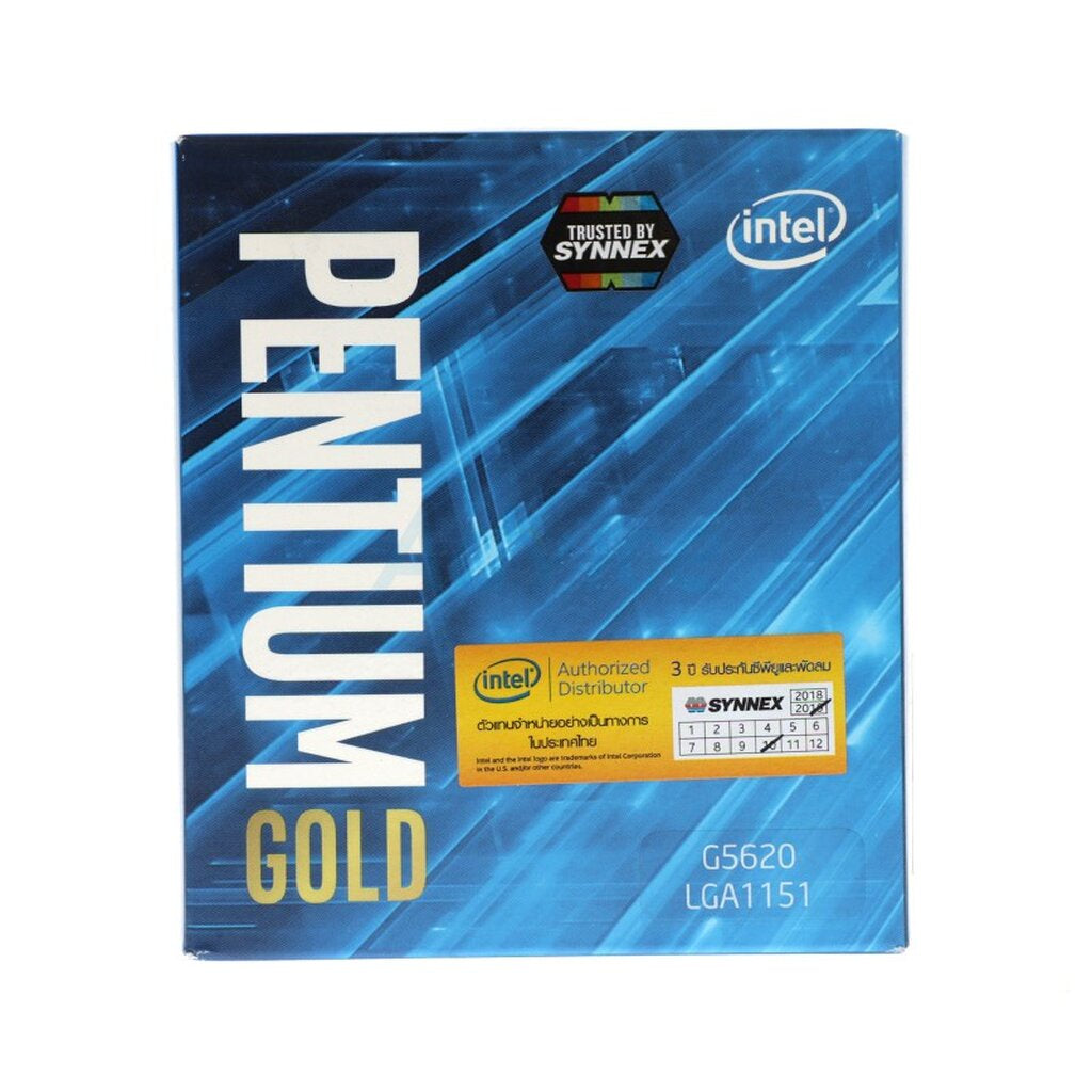 INTEL CPU (ซีพียู) 1151 PENTIUM GOLD G5620 รับประกัน 3 ปี