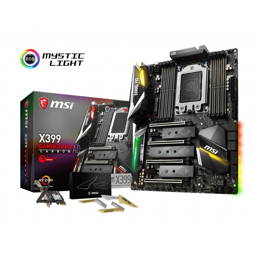 MAINBOARD (เมนบอร์ด) TR4 MSI X399 GAMING PRO CARBON AC